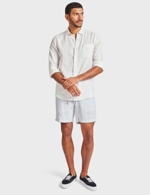 Academy Riviera St Linen Short Wh