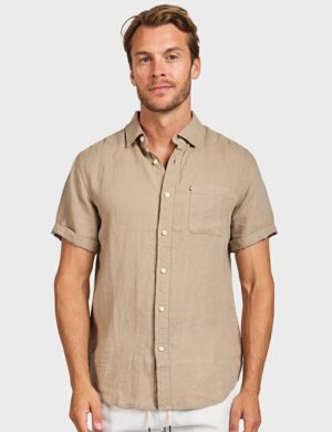 Academy Hampton Linen Ss Seaspong