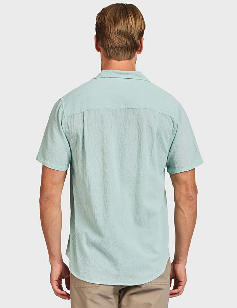 Academy Bedford Ss Shirt Aquamari