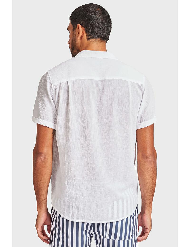 Academy Bedford Ss Shirt White