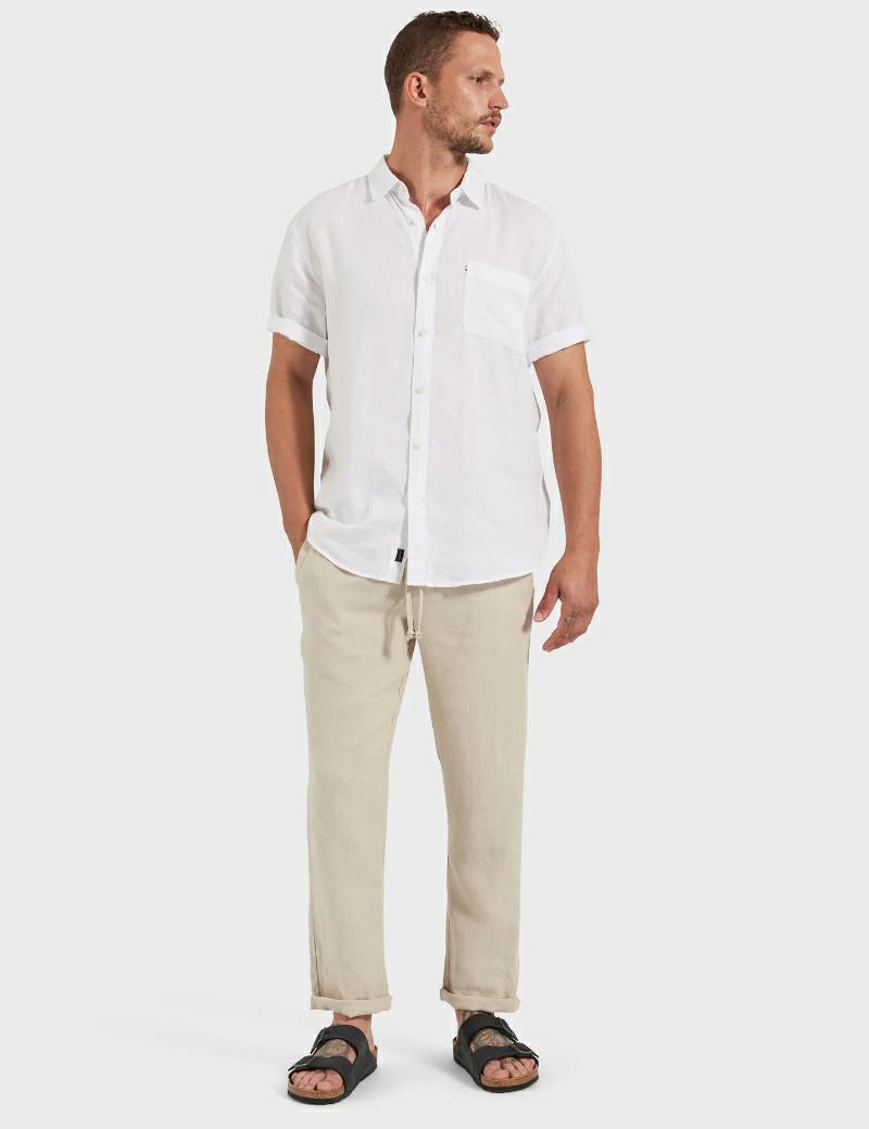 Academy Riviera Linen Pant Oatmea
