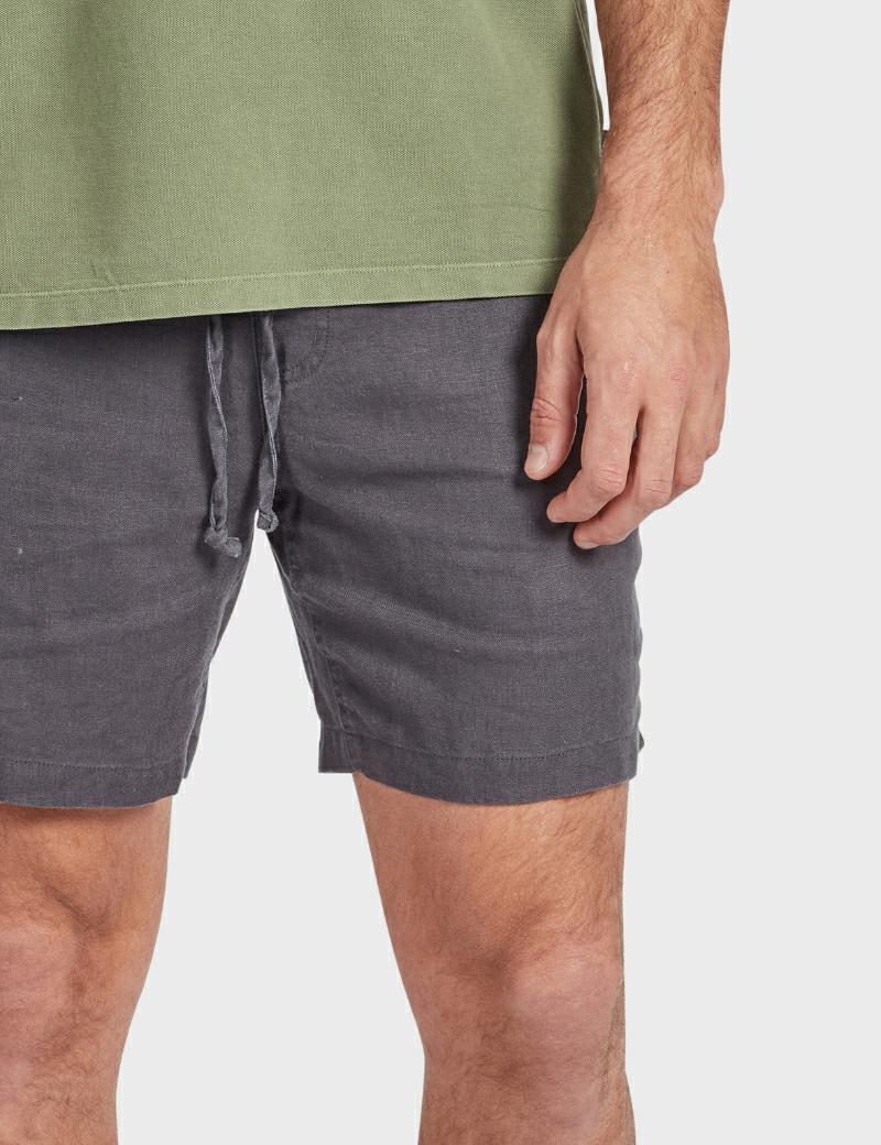 Academy Riviera Short Charcoal