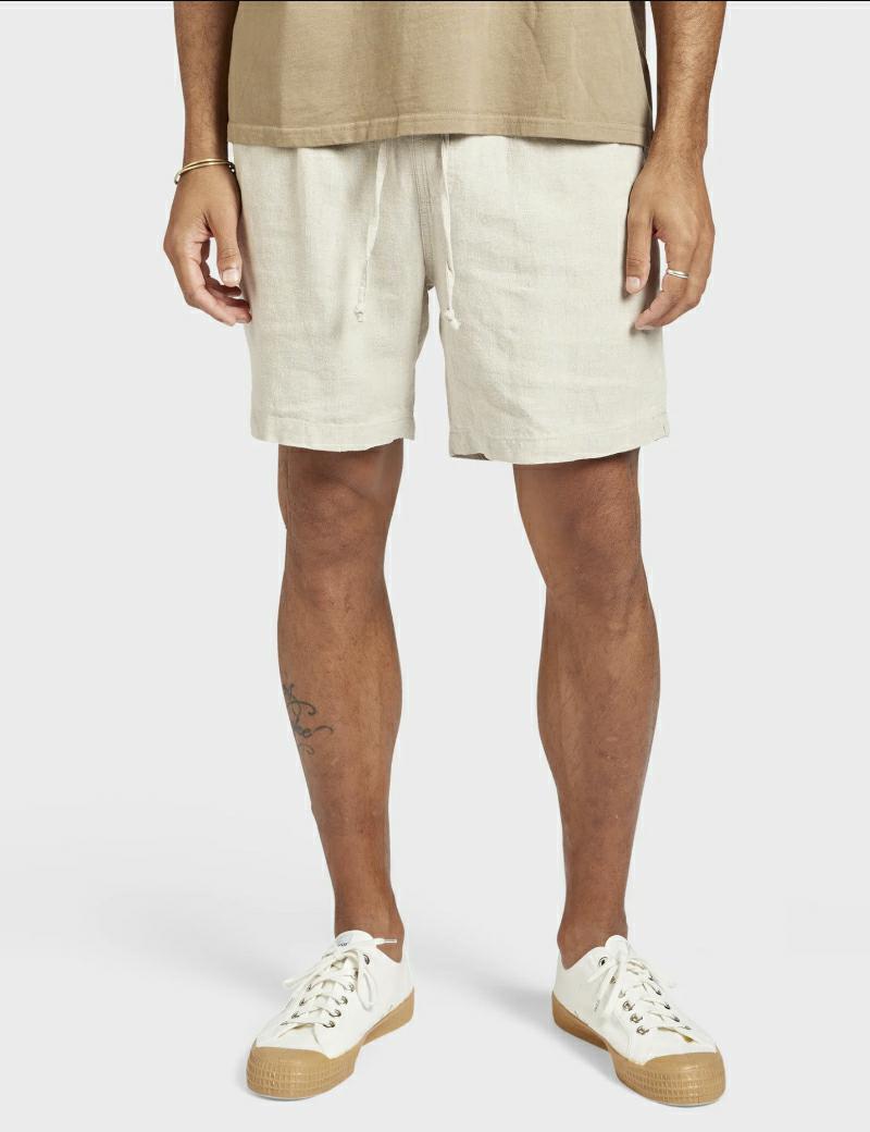 Academy Riviera Linen Short Oat
