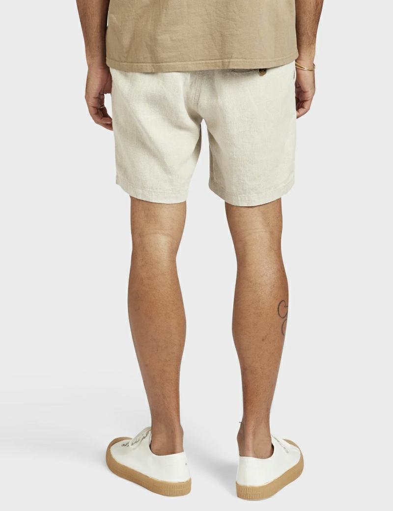 Academy Riviera Linen Short Oat