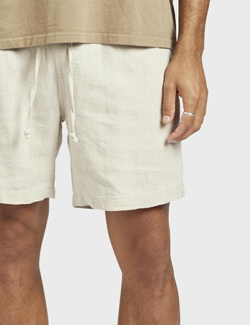 Academy Riviera Linen Short Oat
