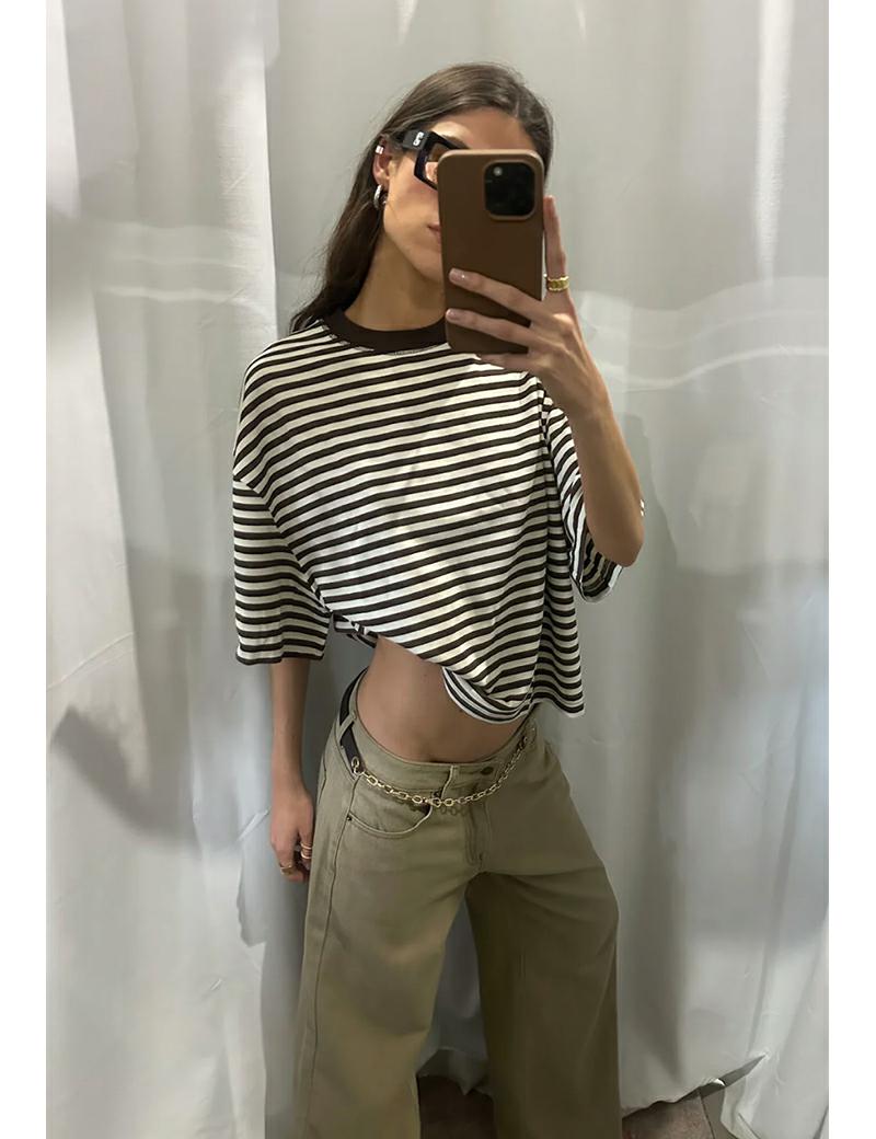 Lioness Bloom Ss Tee Dark Choco