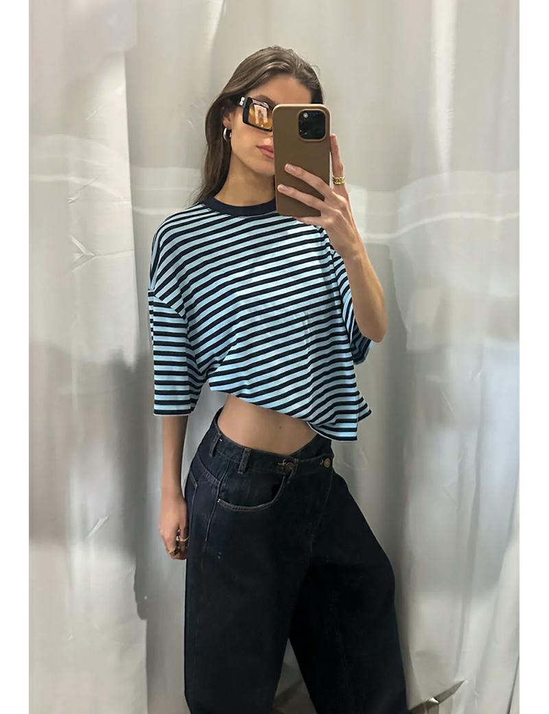 Lioness Bloom Ss Tee Navy Sea