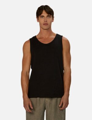 Industrie Brando Ribbed Tank Black