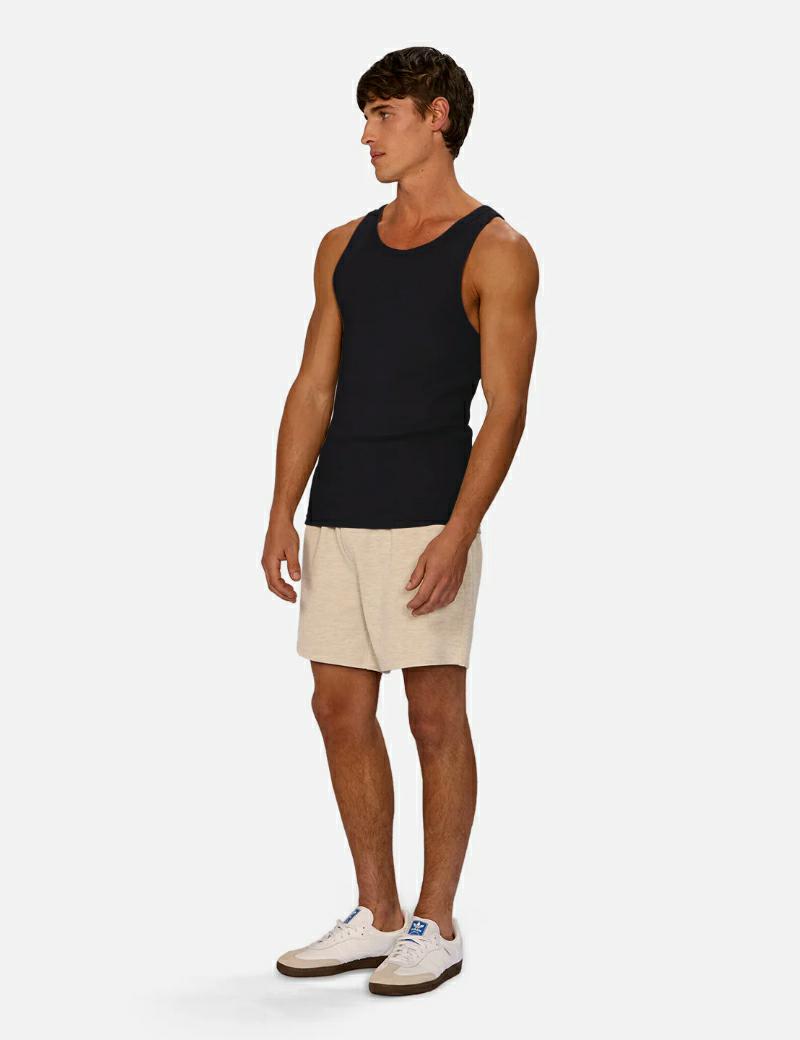 Industrie Brando Ribbed Tank Black