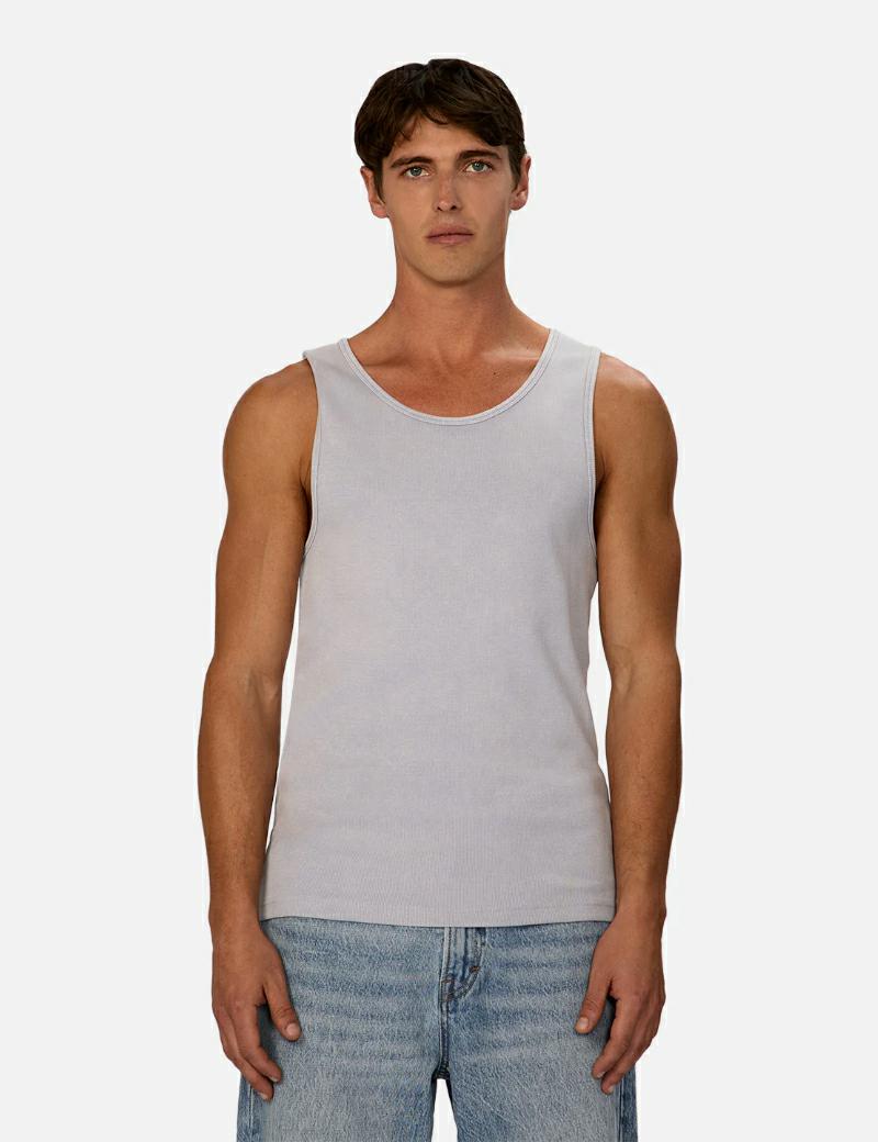 Industrie Brando Ribbed Tank Blue