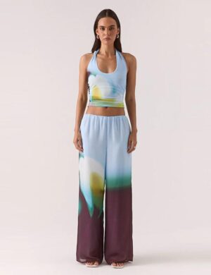 Sovere Zinnia Mesh Top Azure