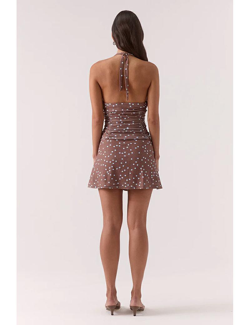 Sovere Delilah Mini Dress Mocha