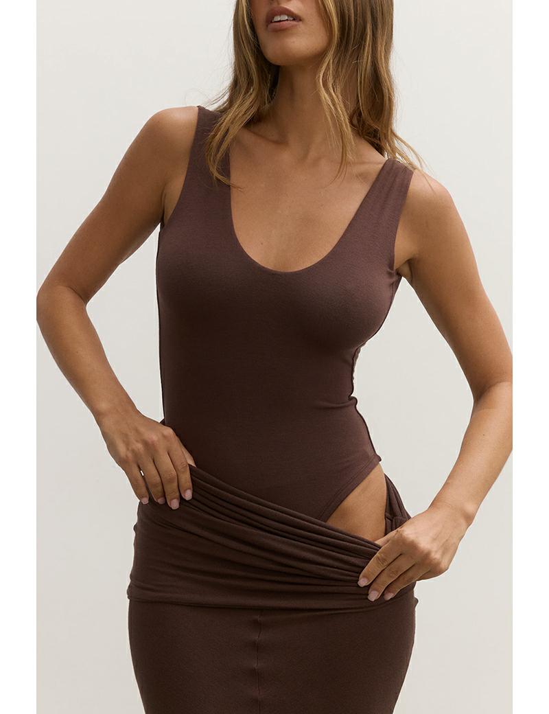 Bayse Brand Reina Bodysuit Chocolate