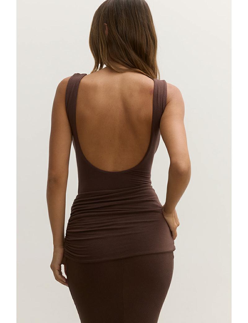 Bayse Brand Reina Bodysuit Chocolate