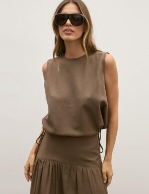 Bayse Brand Delphine Top Choc