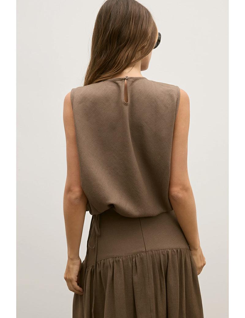 Bayse Brand Delphine Top Choc