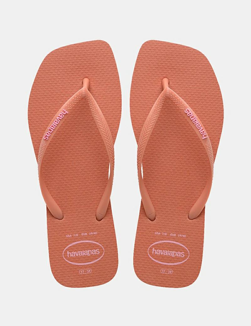Havaianas Slim Sq Logo Pop Pink