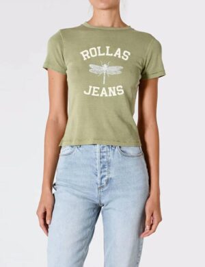 Rollas Classic Tee Dragonfly Oli