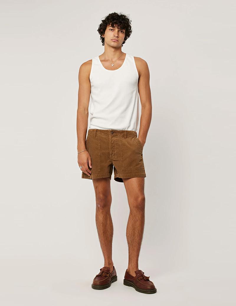 Rollas Yard Short Caramel Cord