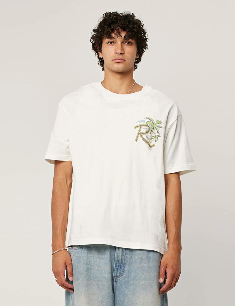 Rollas Ezy Palms Tee White
