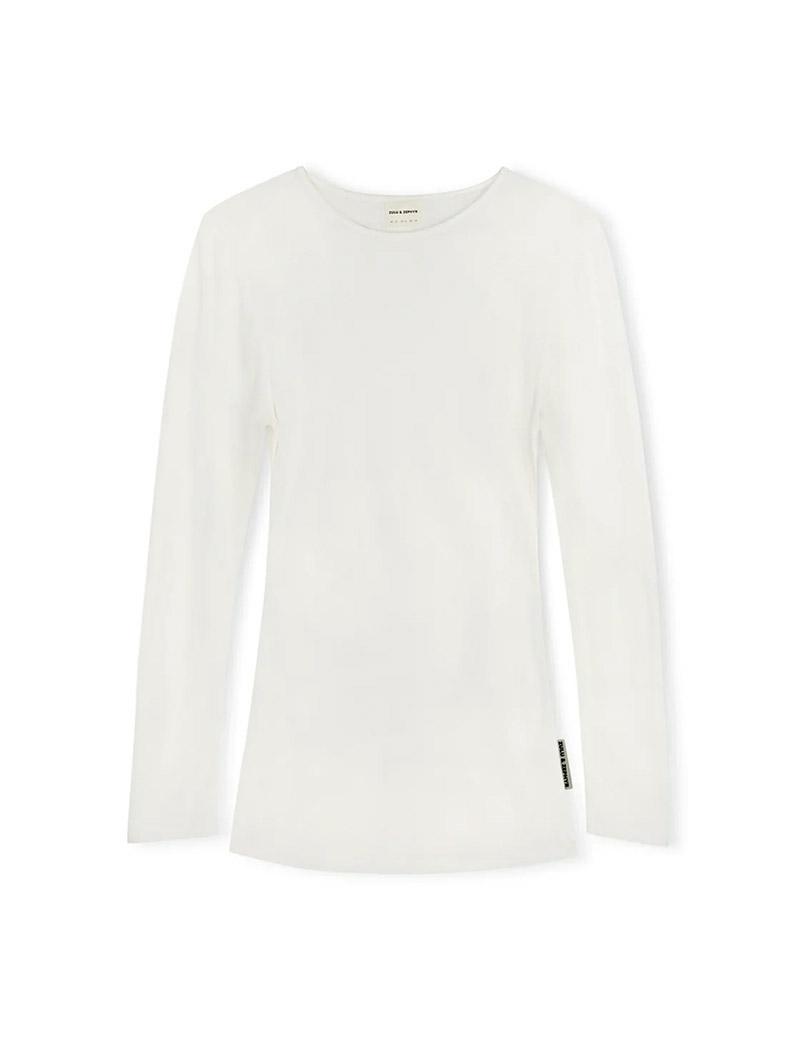 Zulu & Zephyr Hemp Jersey Ls White