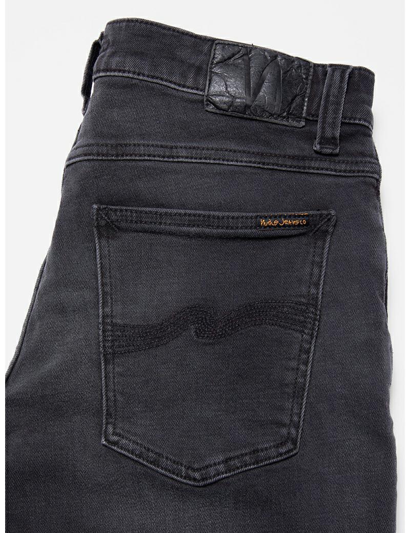 Nudie Tight Terry Black Blizzar