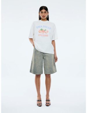 Ena Pelly Peaches Tee Vint White