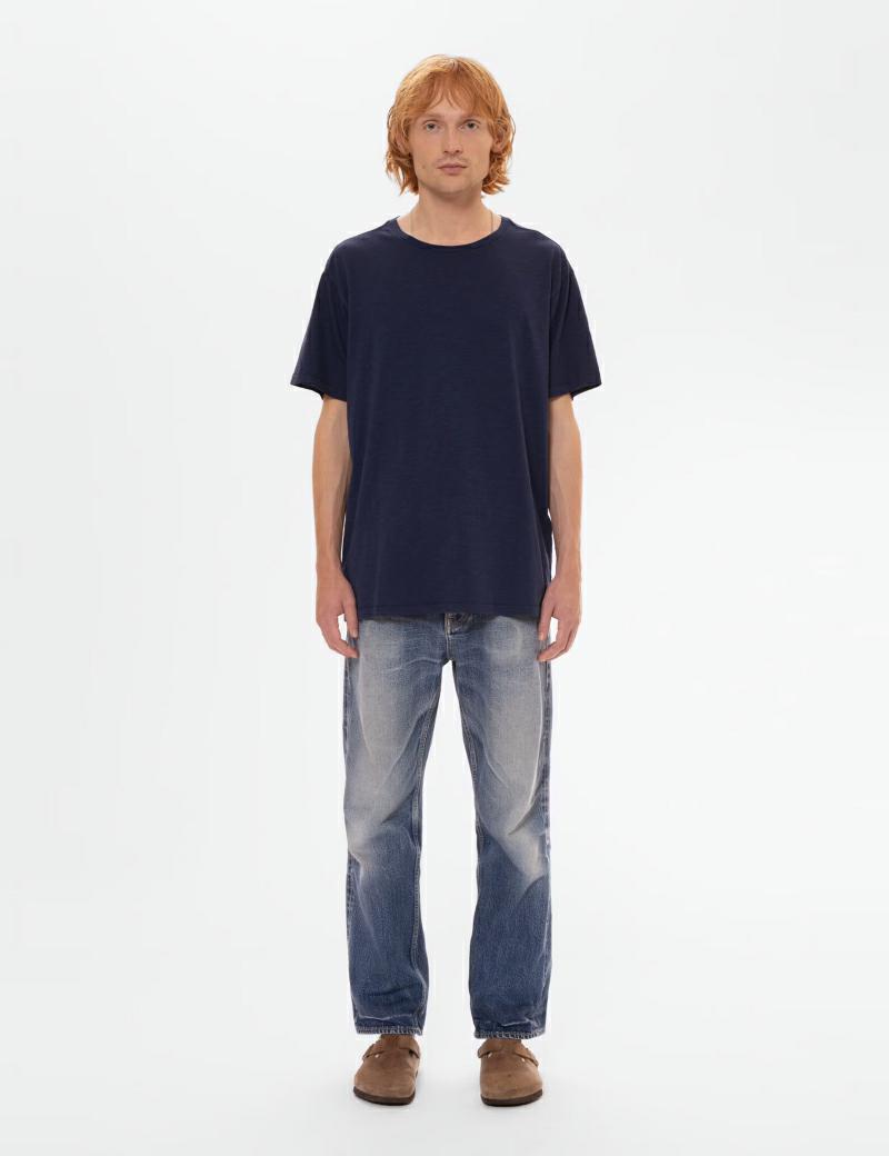 Nudie Roffe Tee French Blue