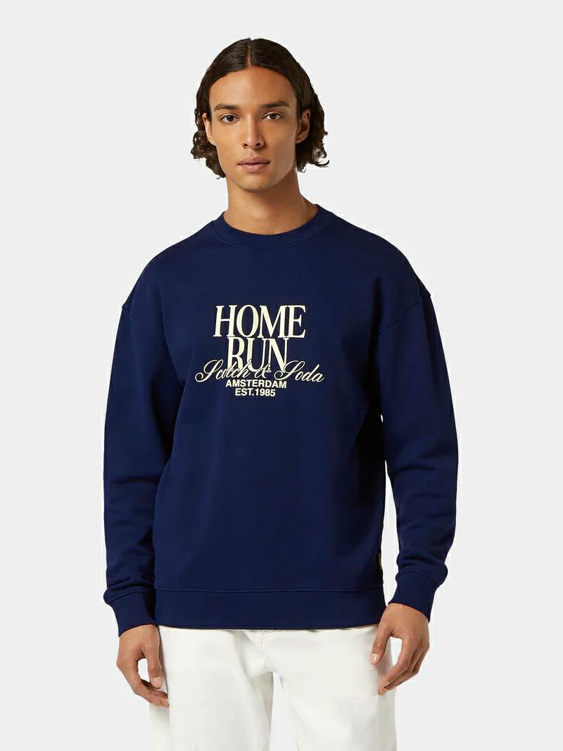 Scotch & Soda Art Relaxed Sweat Navy