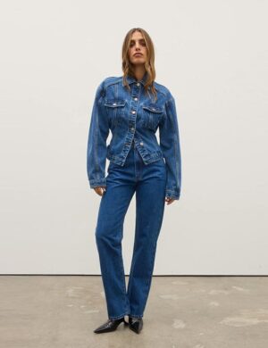 Bayse Brand Violet Denim Jacket Denve