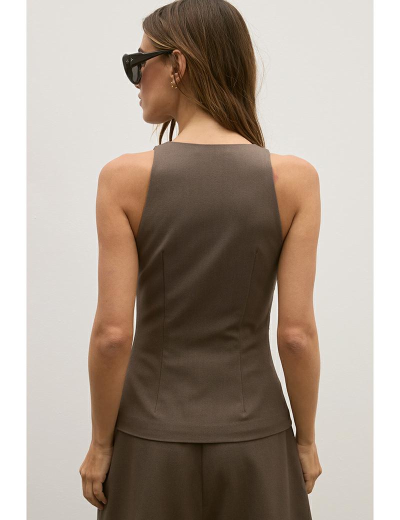 Bayse Brand Reeve Halter Top Mink