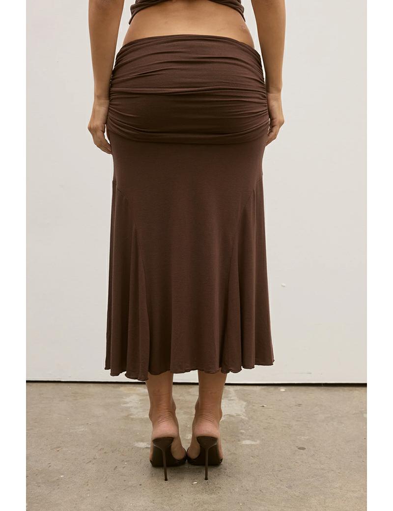 Bayse Brand Noemi Skirt Chocolate