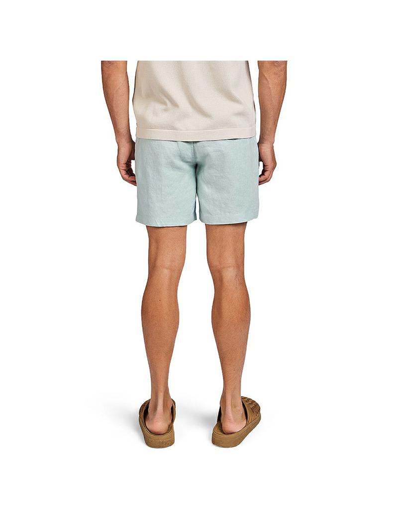 Academy Riviera Linen Short Aqua