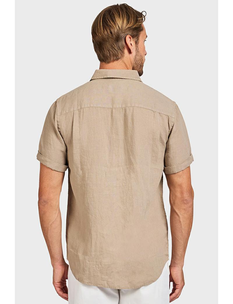 Academy Hampton Linen Ss Seaspong