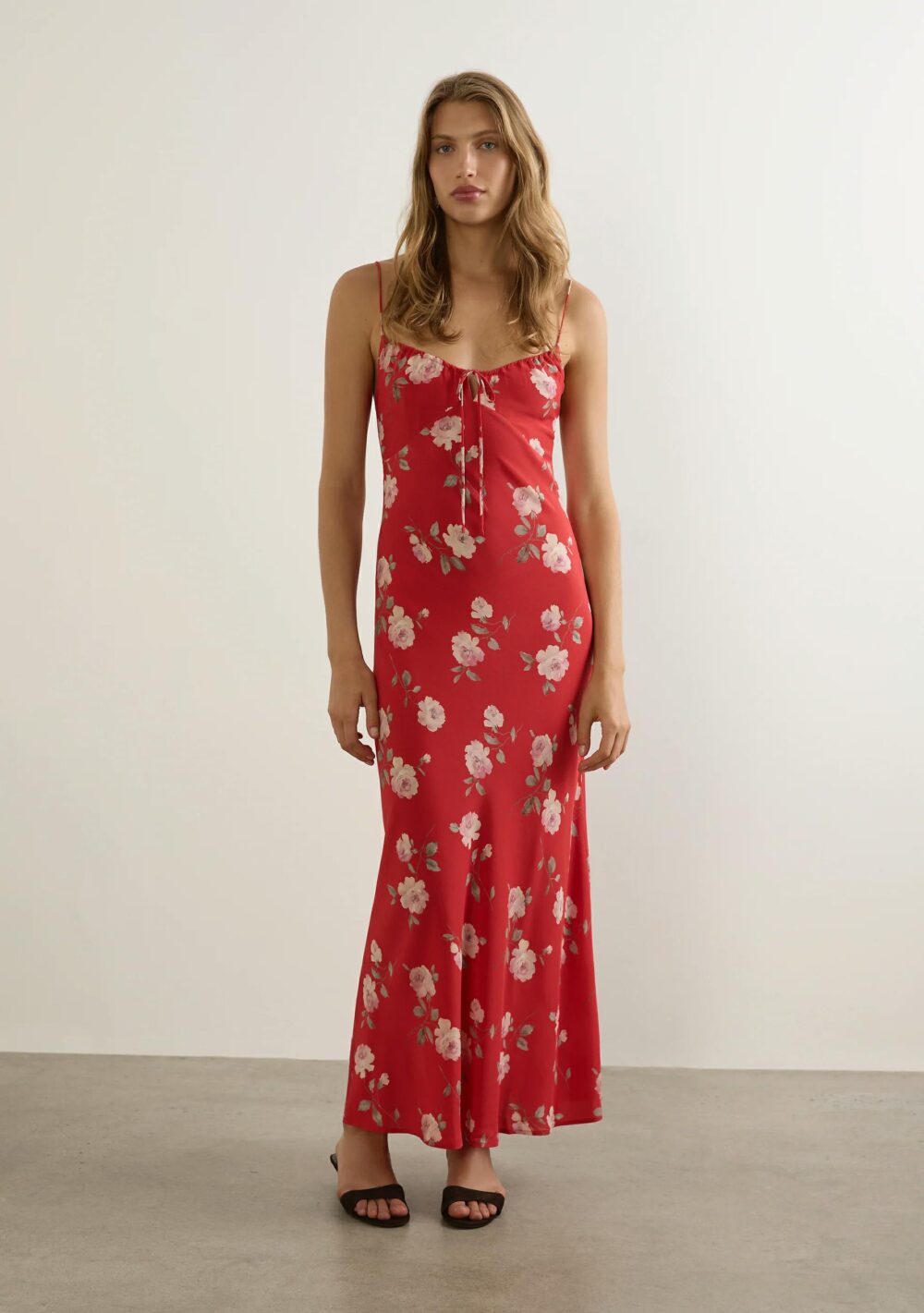 Auguste Anne Tie Slip Maxi Dress