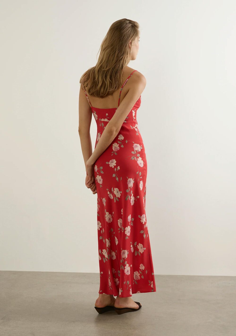Auguste Anne Tie Slip Maxi Dress