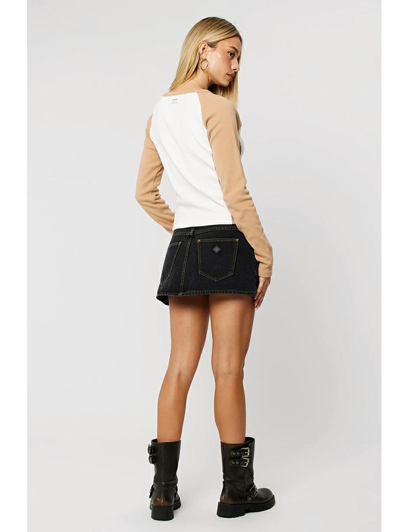 A Brand 99 Skirt Cara Wash Black