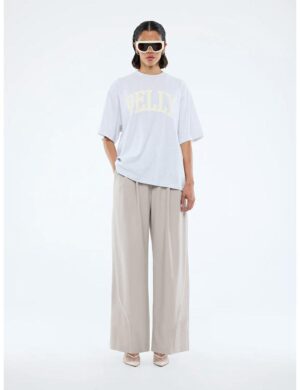 Ena Pelly Pelly Collegiate Tee Wht