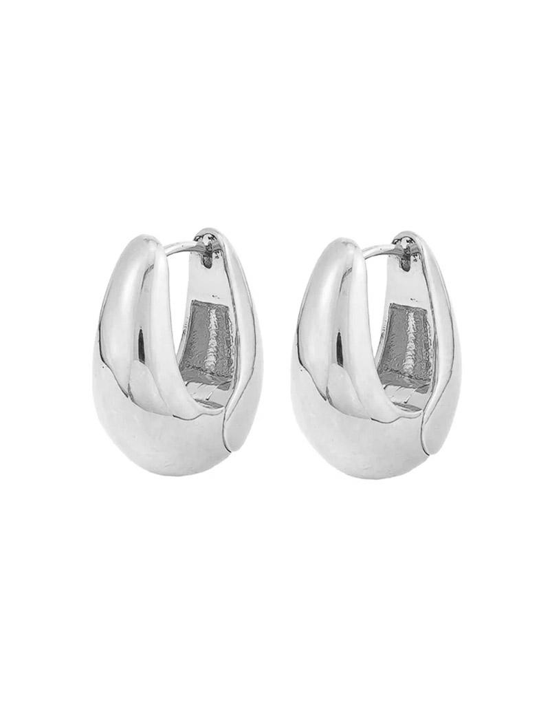 Jolie and Deen Odessa Hoops Silver