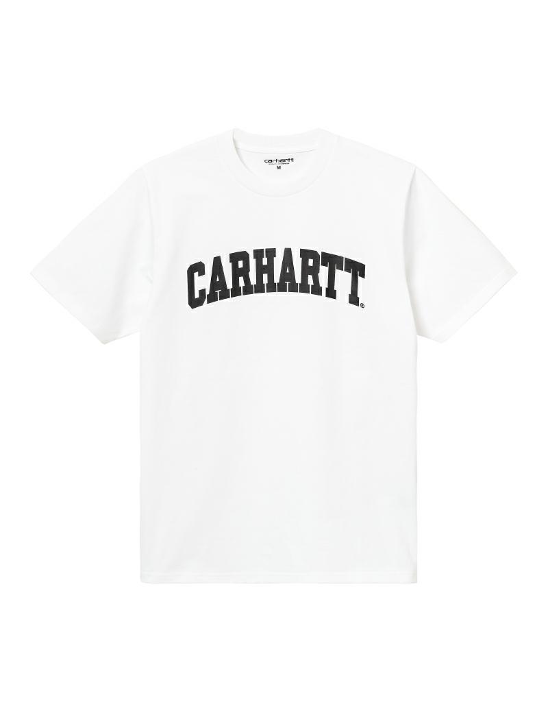 Carhartt Ss University Tee Wht Blk