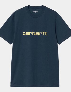 Carhartt Ss Script Tee Ink Yellow