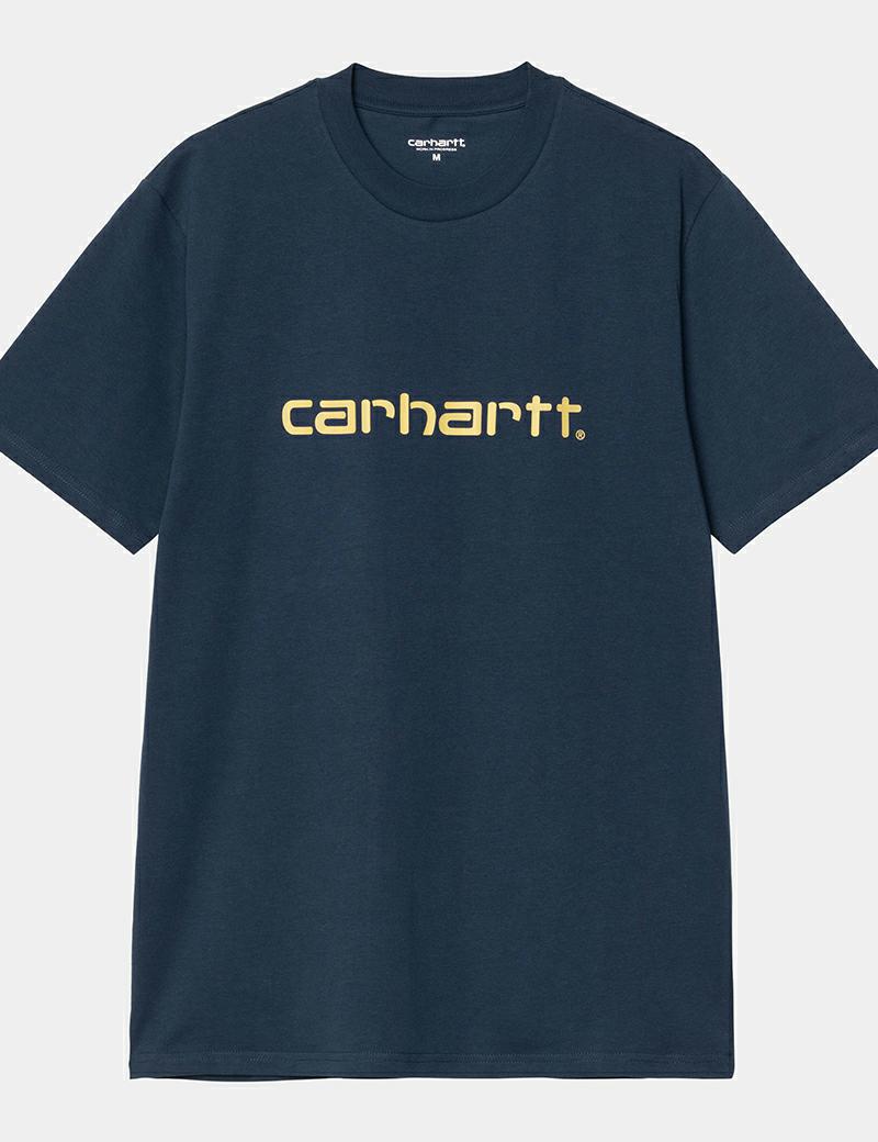 Carhartt Ss Script Tee Ink Yellow