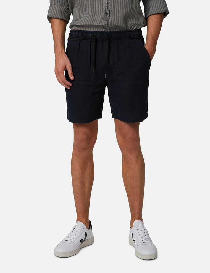Industrie Marina Linen Short Black