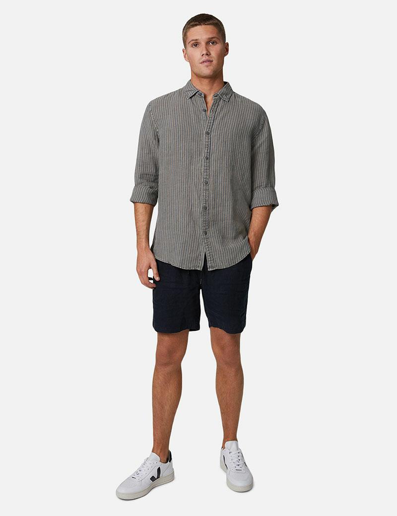 Industrie Marina Linen Short Black