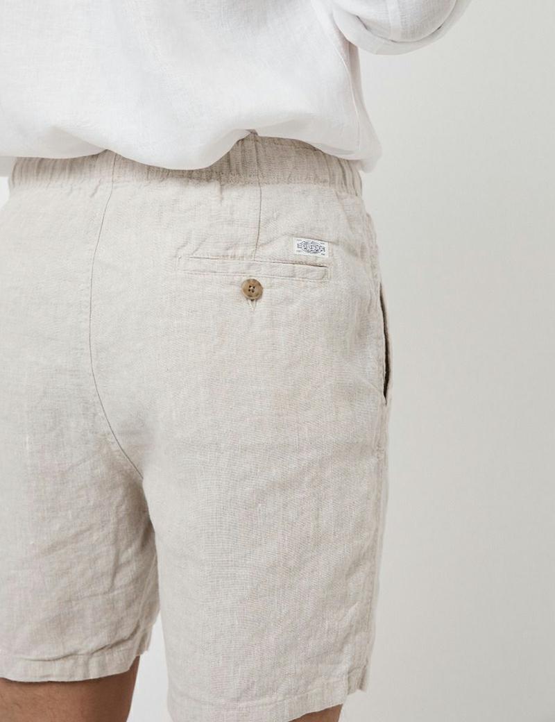 Industrie Marina Linen Short Wheat