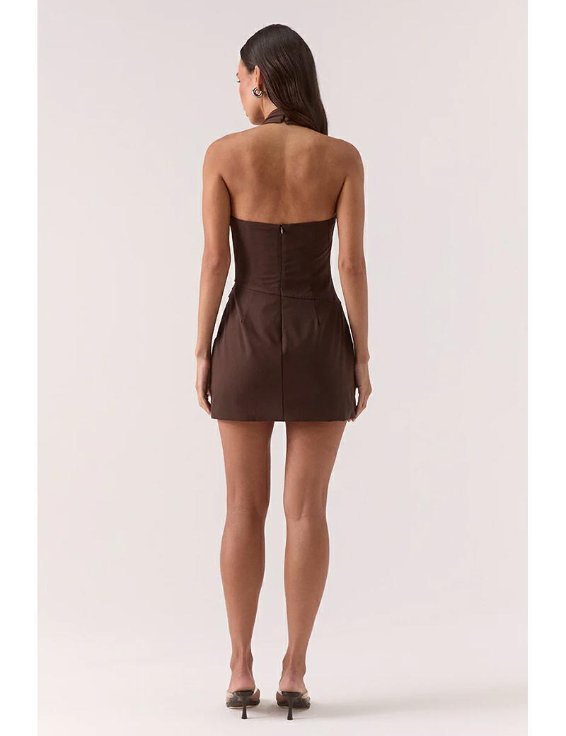 Sovere Darcie Skortsuit Ganache