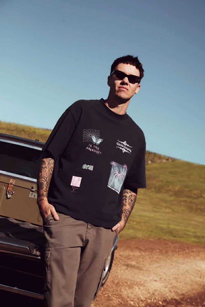 Thrills Transmission Tee Washed