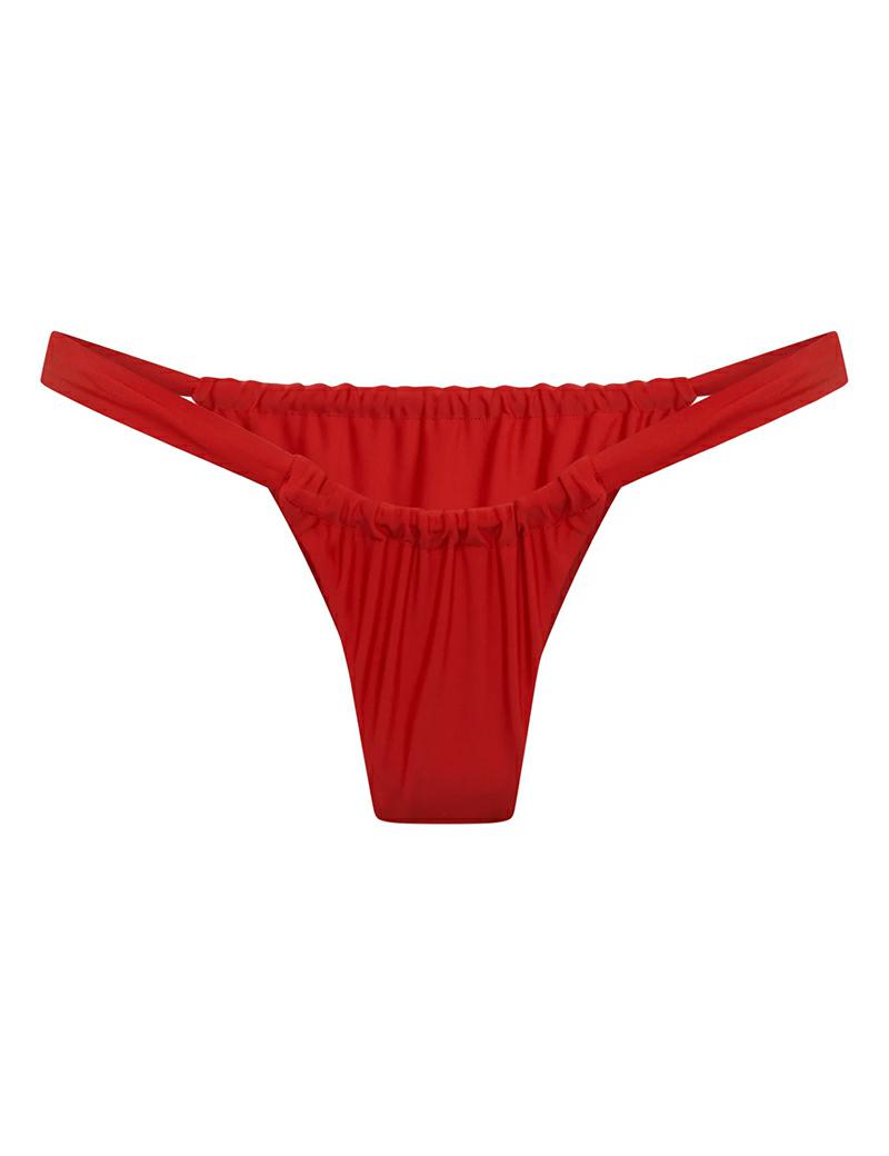 Vacay Swimwear Rhodes Bottom Red