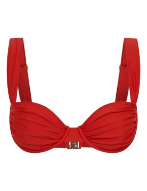 Vacay Swimwear Rhodes Top Red