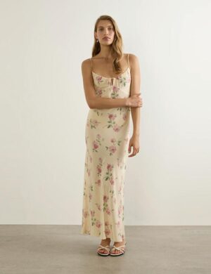 Auguste Anne Tie Slip Maxi Dress